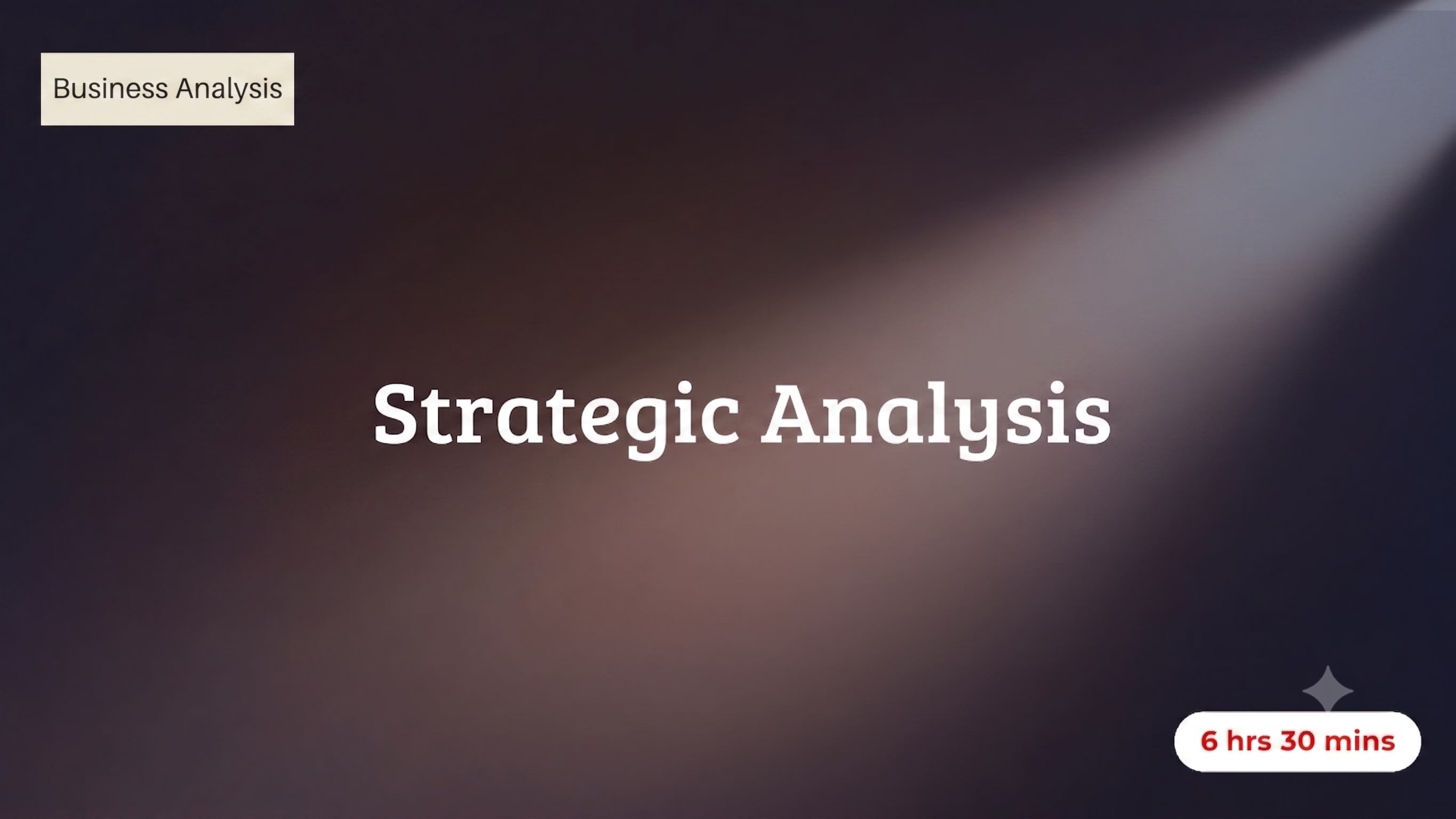 Strategic Analysis