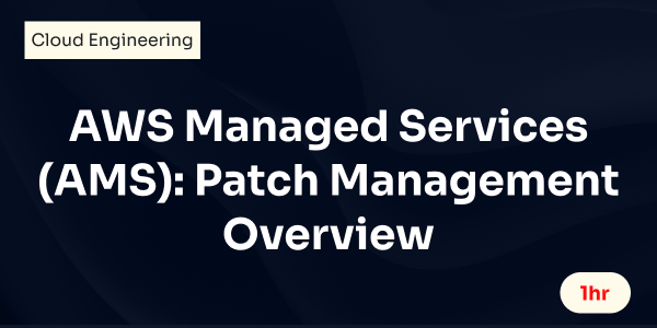 AWS Managed Services (AMS): Patch Management Overview