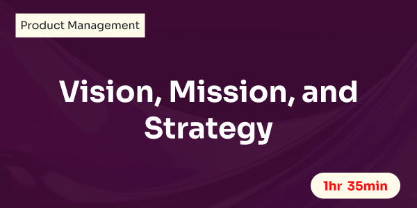Vision, Mission, and Strategy